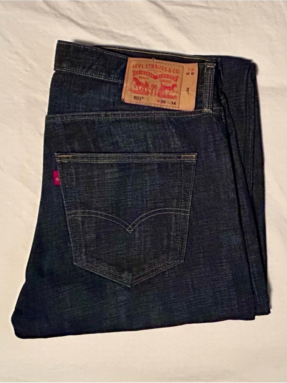 Levi's Dark Indigo Straight Leg Jeans